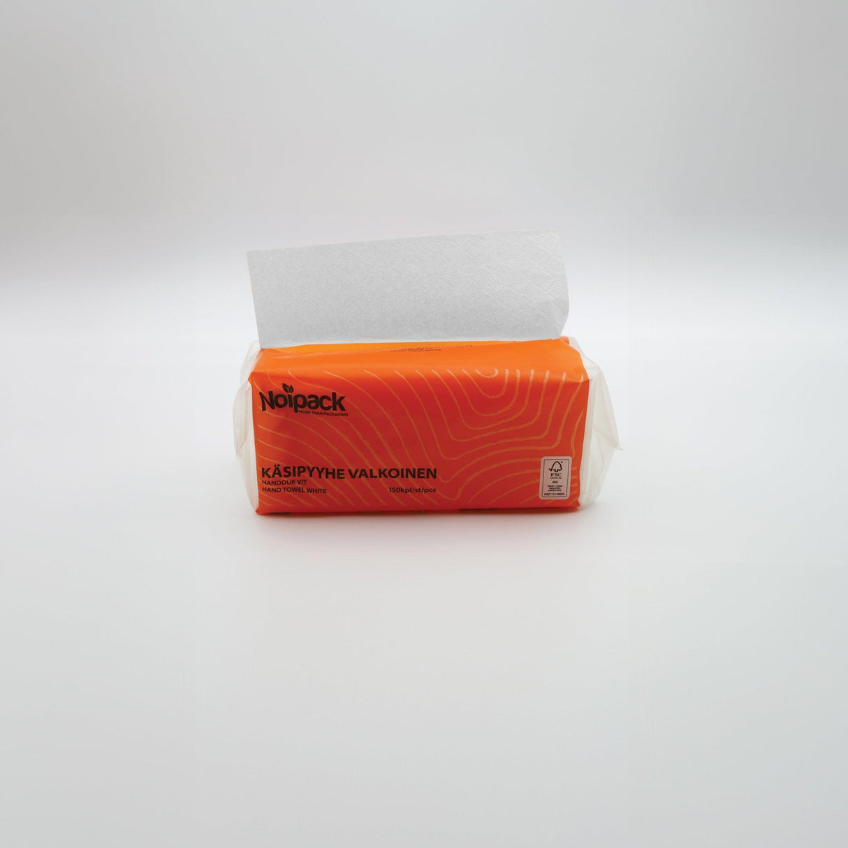 Annostelija käsipyyhe valkoinen 20,5x22cm (V-taitto) - Kuatro