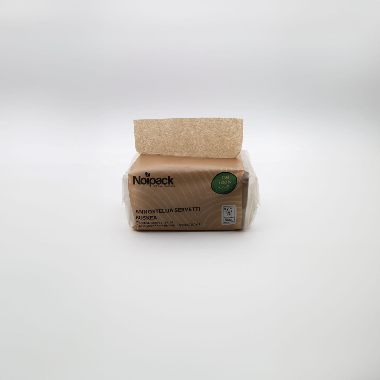 Annostelija servietti beige 16x20,5cm (V-taitto) - Kuatro