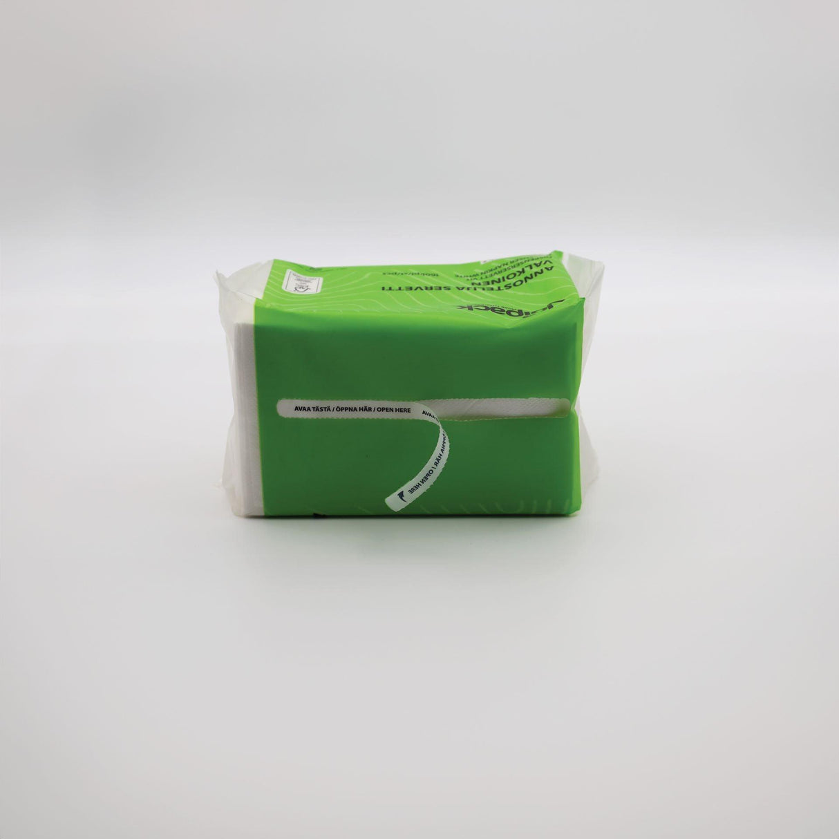 Annostelija servietti valkoinen 16x20,5cm (V-taitto) - Kuatro