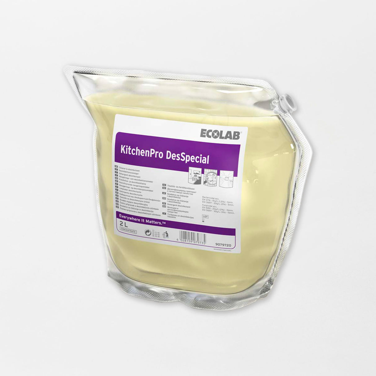 Ecolab KitchenPro DesSpecial puhdistus & desinfiointiaine 2l (2kpl/ltk)