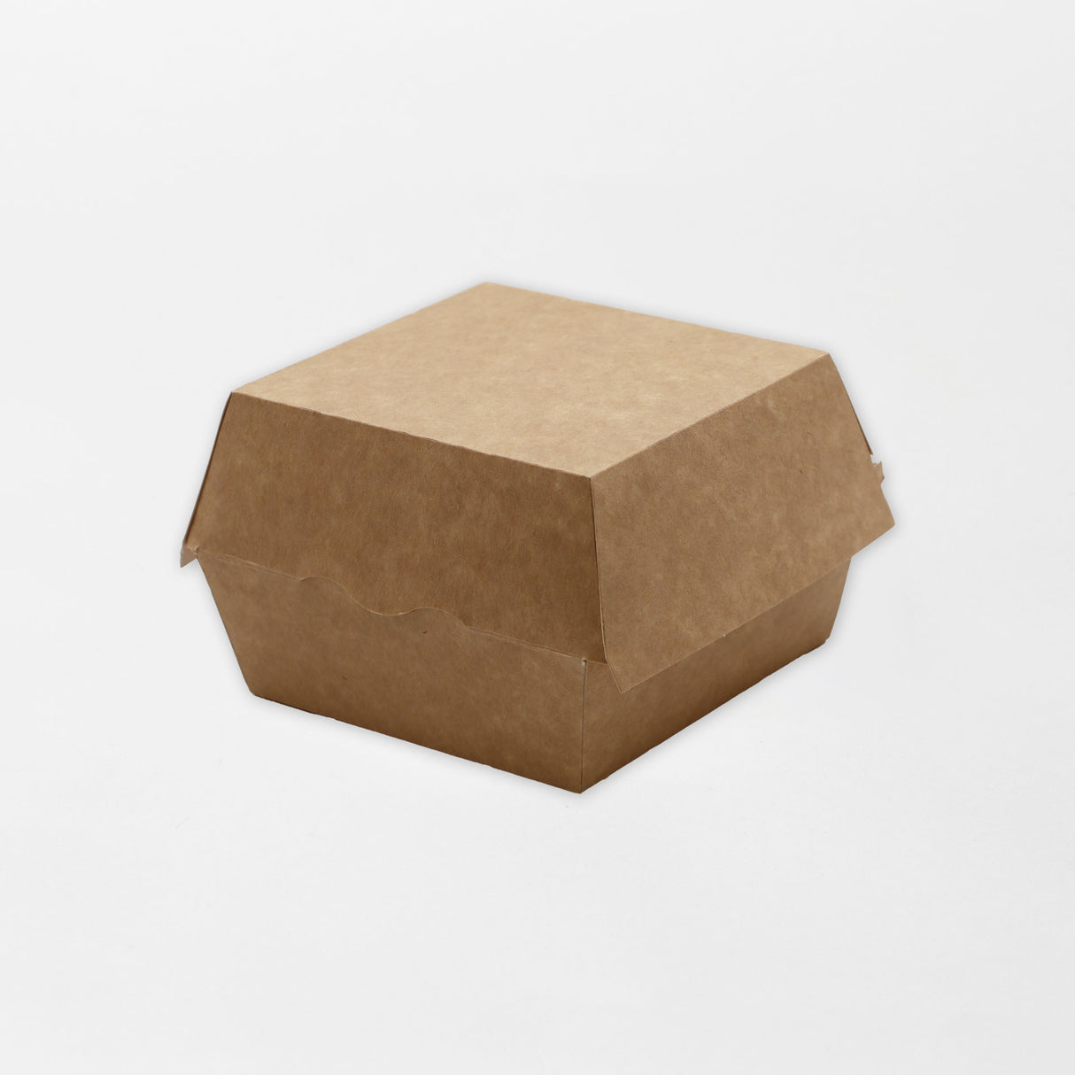 Kartonkinen hampurilaisrasia ruskea 150x150x80mm (200kpl/ltk)