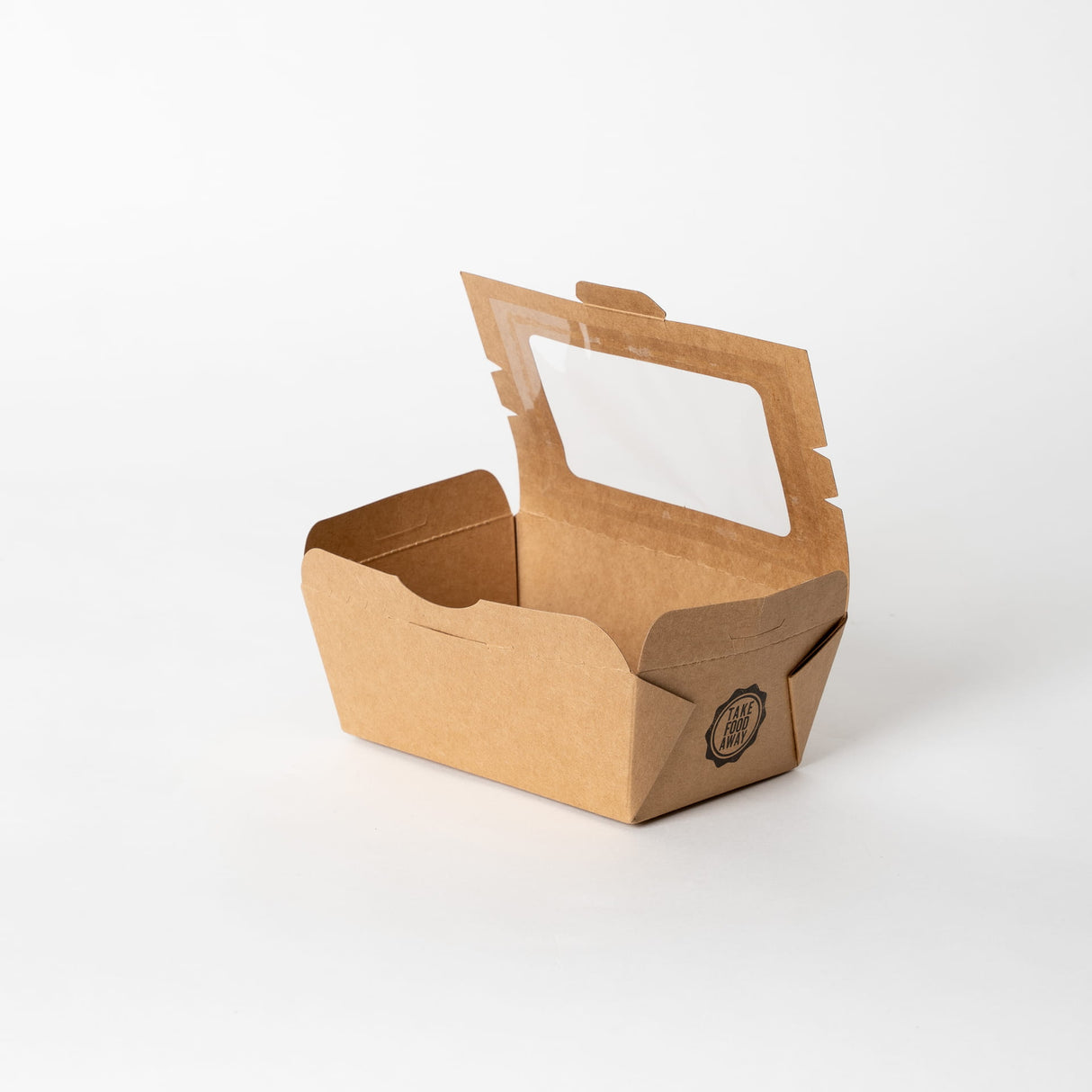 Kartonkinen saranakansirasia "take food away" 900ml (300kpl/ltk)