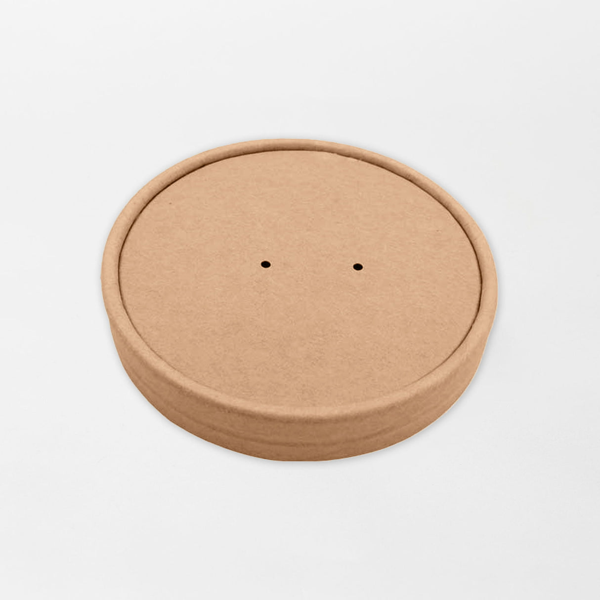 Kartonkisen keittokulhon kartonkikansi ruskea 750-960ml Ø115mm (500kpl/ltk)