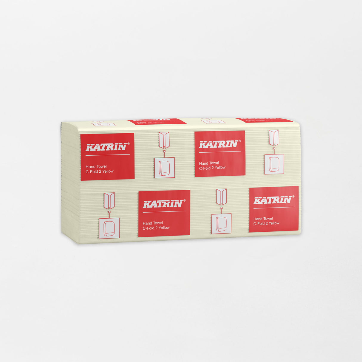 Katrin käsipyyhe C-taitto keltainen (1600kpl/sk)
