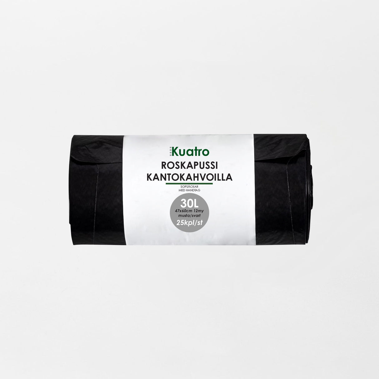 Roskapussi kantokahvoilla 30L (25kpl/rll)