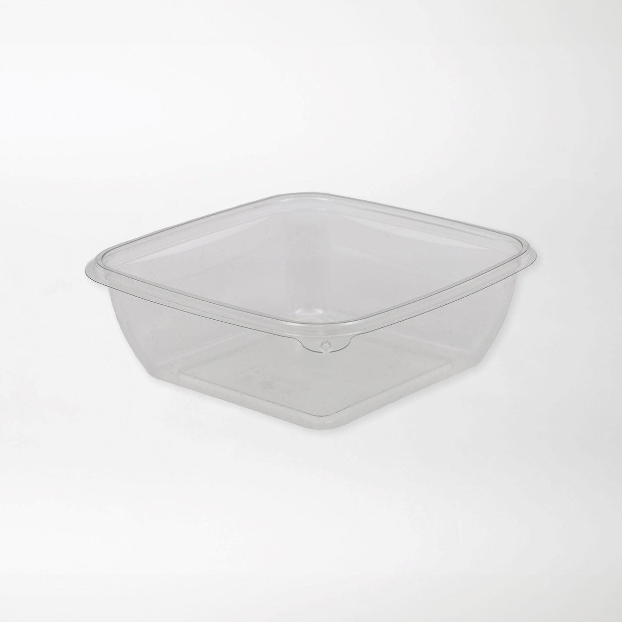 Neliskanttisen rasian pohja läpinäkyvä 750ml rPET (160x160x60mm) - Kuatro