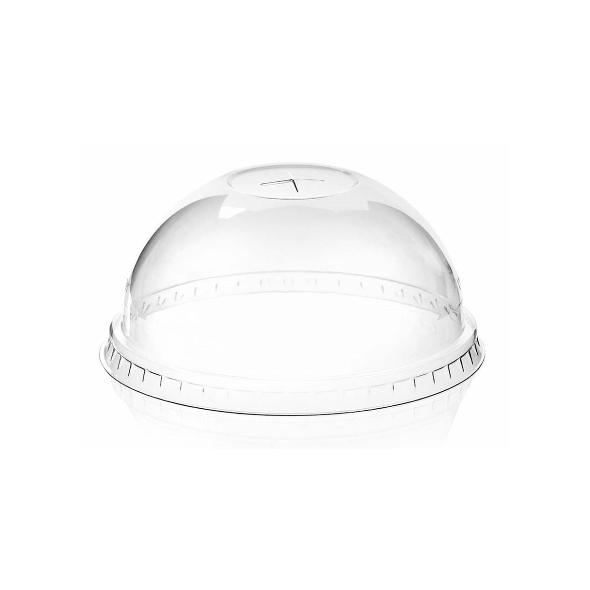 Muovipikarin kupukansi ristereiällä 300-400ml rPET-muovi Ø93mm (1000kpl/ltk)