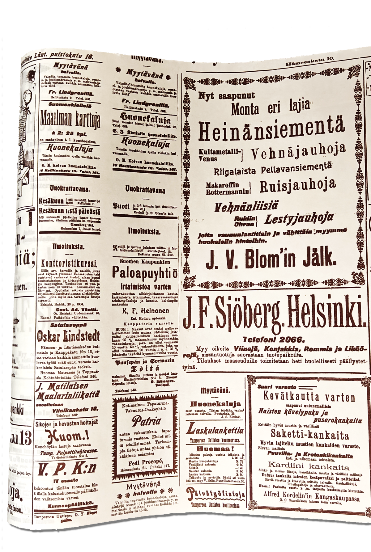 Lihapaperi, valkoinen, sanomalehtipainatuksella (n.15kg/ltk)