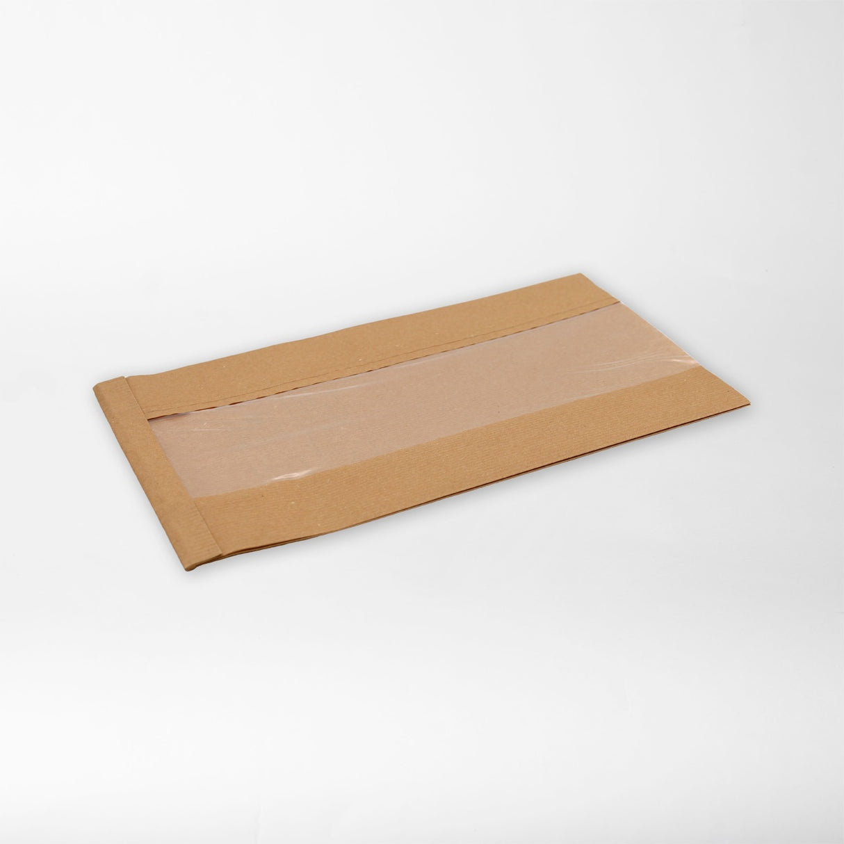 Saumattava ikkunallinen grillipussi ruskea 200x70x350mm (500kpl/ltk)