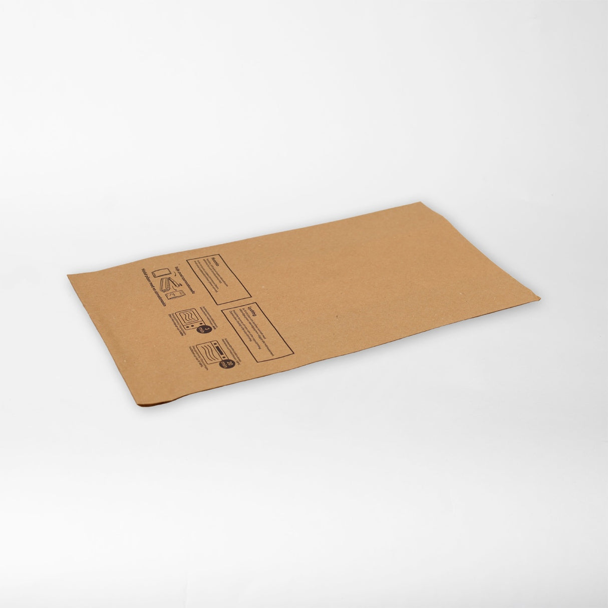 Saumattava ikkunallinen grillipussi ruskea 200x70x350mm (500kpl/ltk)