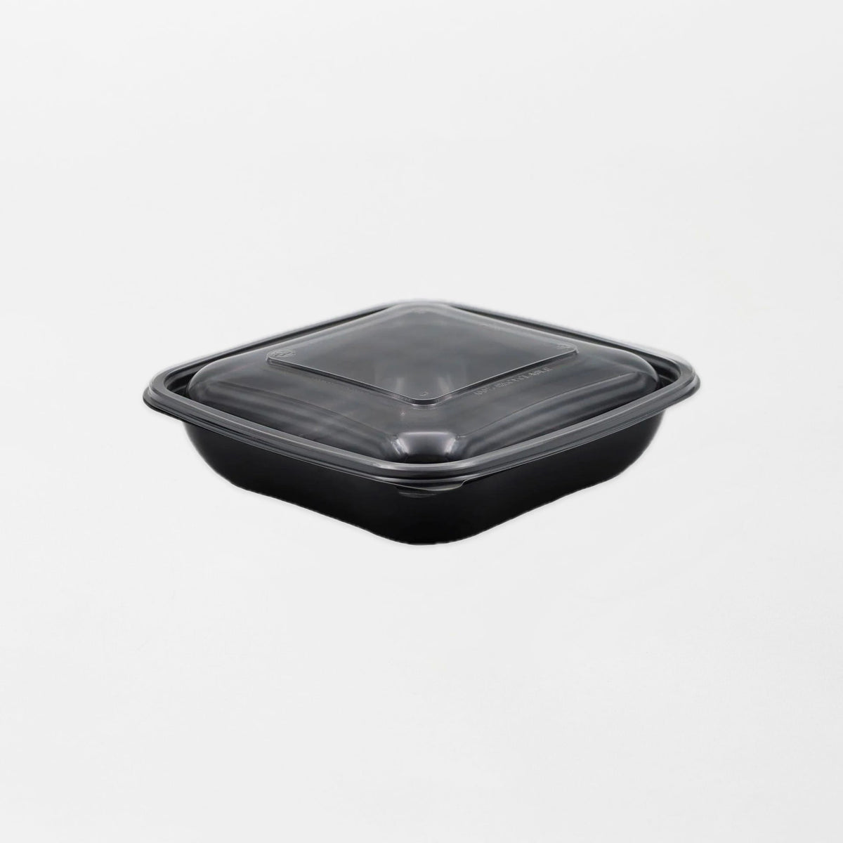 Dishy neliskanttisen rasian kansi läpinäkyvä 500-1500ml rPET (190x190mm) (400kpl/ltk)