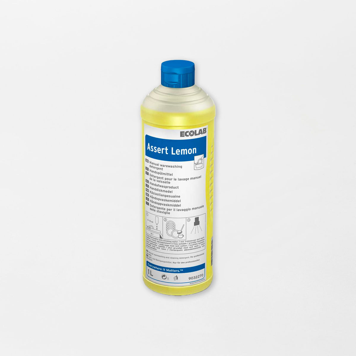 Ecolab Assert Lemon käsitiskiaine 1l (6kpl/ltk)