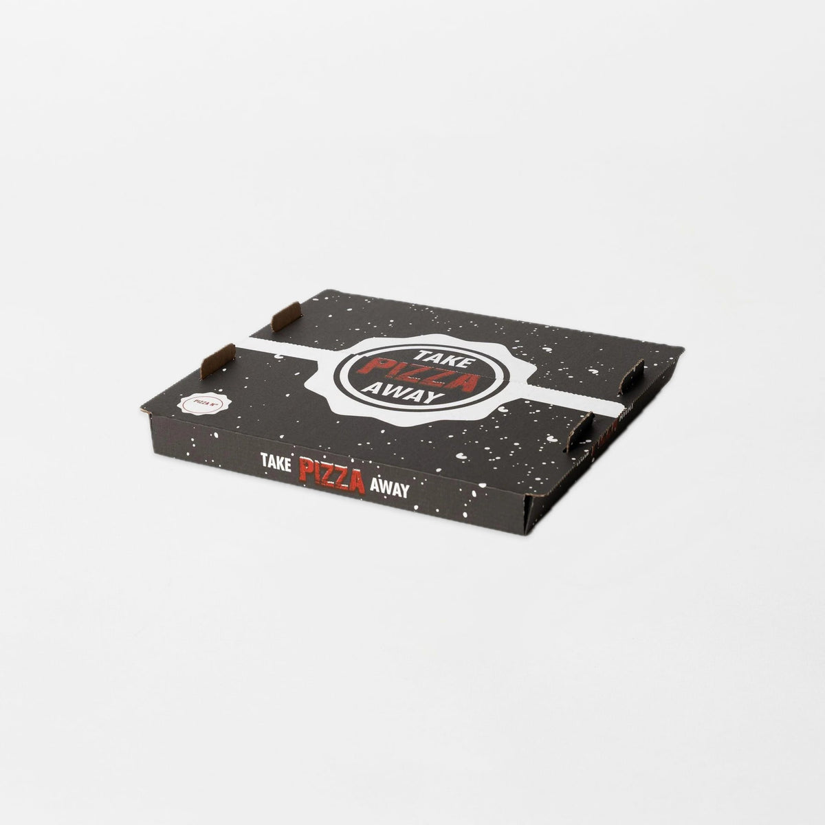 Pizzalaatikko Take Pizza Away 28x28x3cm musta (Mod.Fi) (100kpl/pkt)