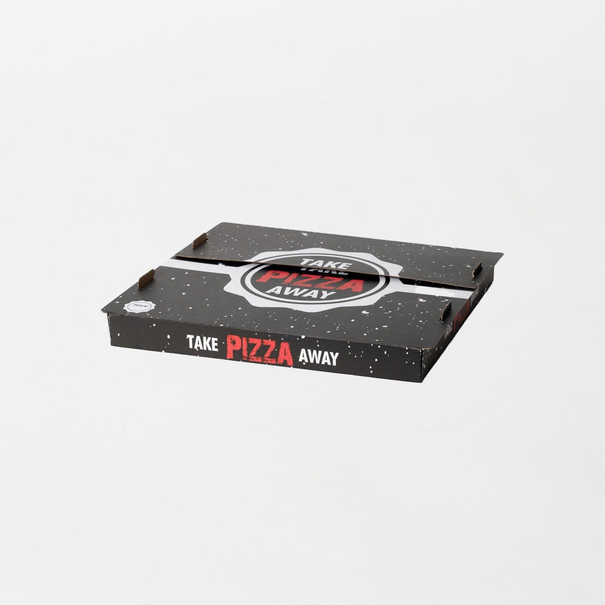 Pizzalaatikko Take Pizza Away 38x38x4cm musta (Mod.Fi) (50kpl/pkt)