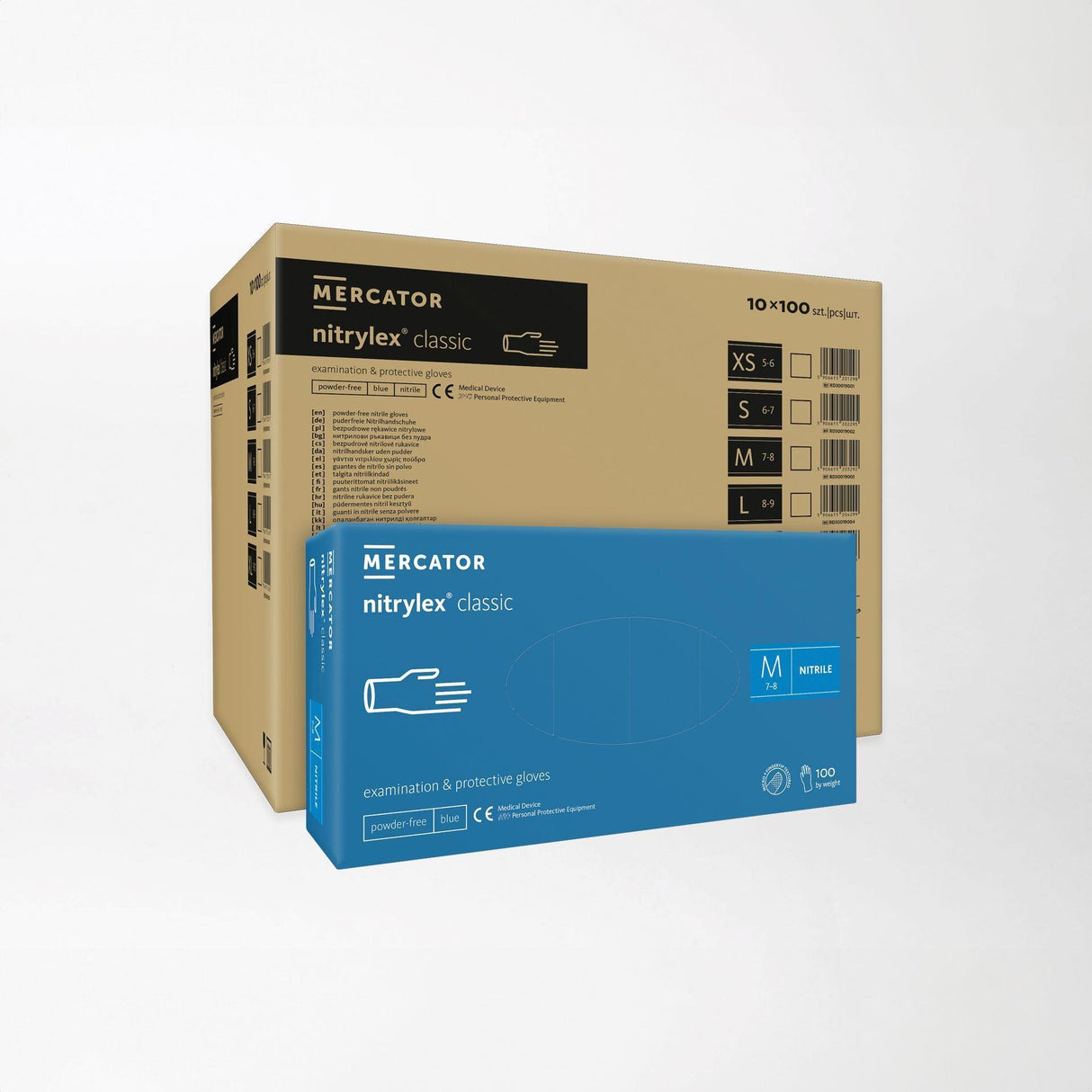 Mercator nitrylex nitriilikäsine sininen - Kuatro