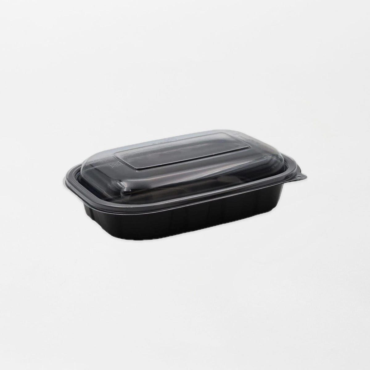 Rosty ruokarasian pohja musta 700ml (217x152x41mm) PP-muovi (500kpl/ltk)