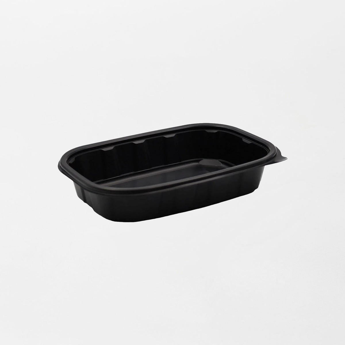 Rosty ruokarasian pohja musta 700ml (217x152x41mm) PP-muovi (500kpl/ltk)