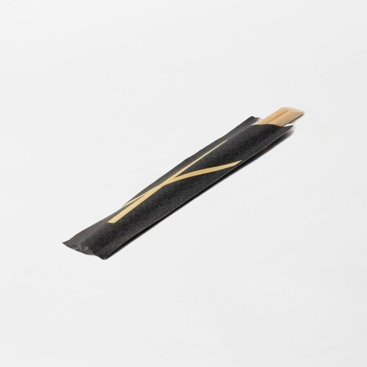 Syömäpuikot bambu mustalla kääreellä 21cm (2000kpl/ltk)
