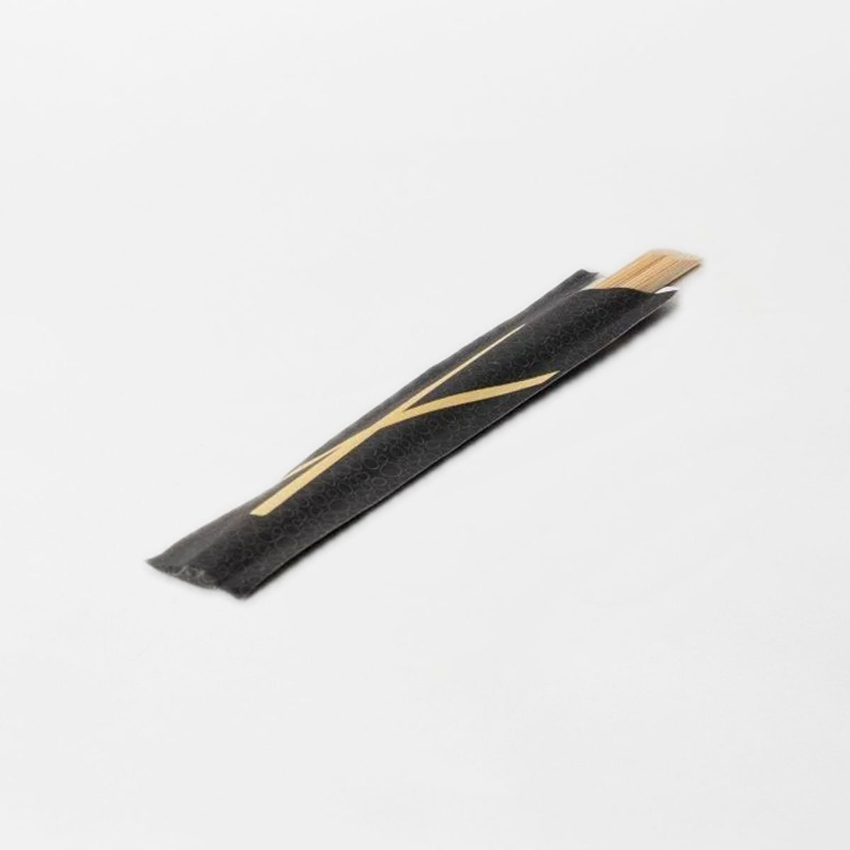 Syömäpuikot bambu mustalla kääreellä 21cm (2000kpl/ltk)