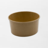 Round cardboard bowl brown Ø190mm 1800ml