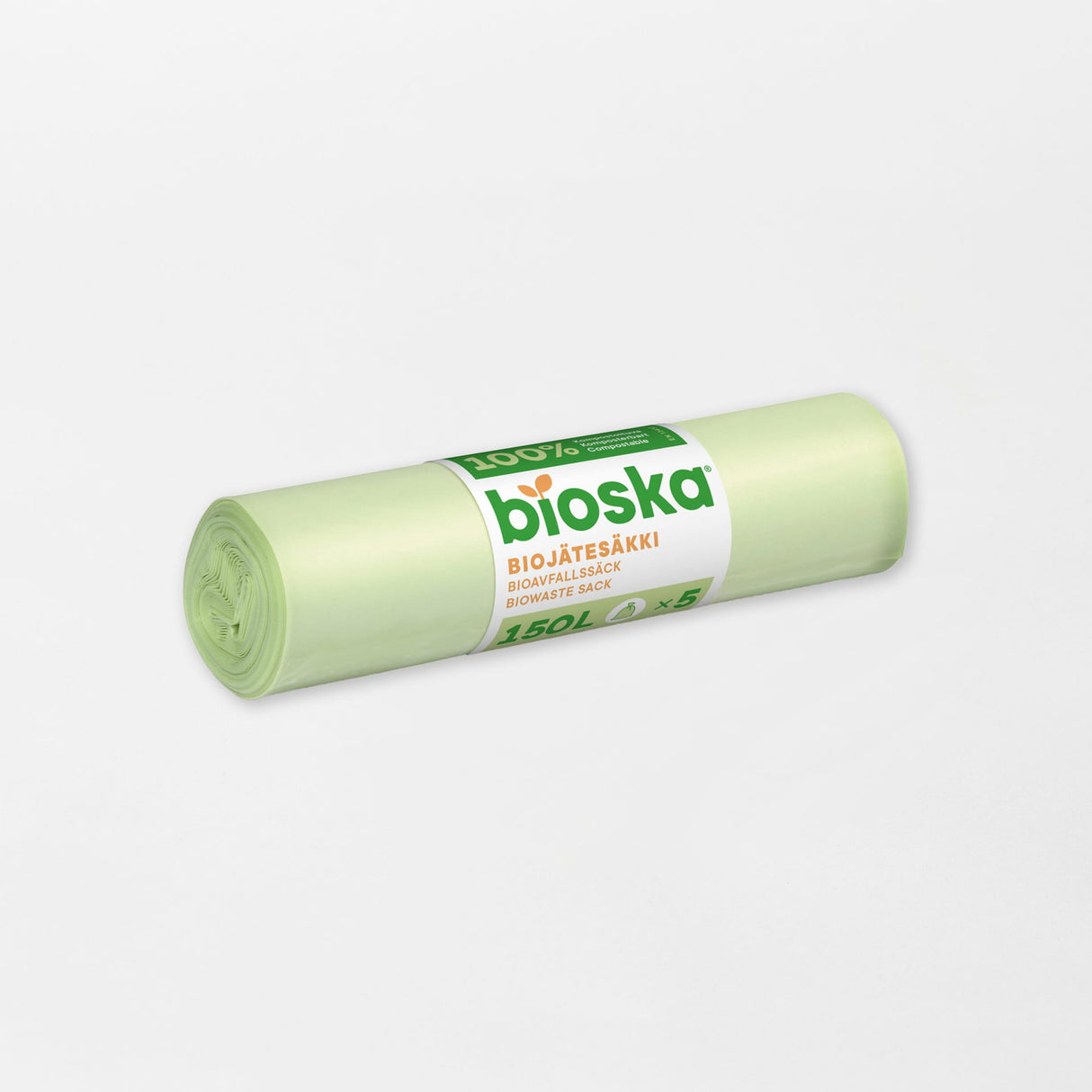 Bioska biojätesäkki 150L (5kpl/rll, 20rll/ltk)