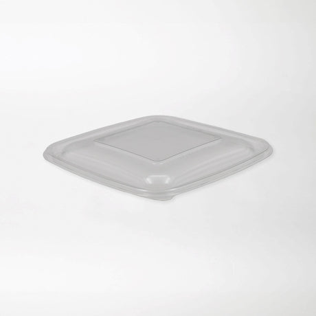 Dishy neliskanttisen rasian kansi läpinäkyvä 500-1500ml rPET (190x190mm) - Kuatro