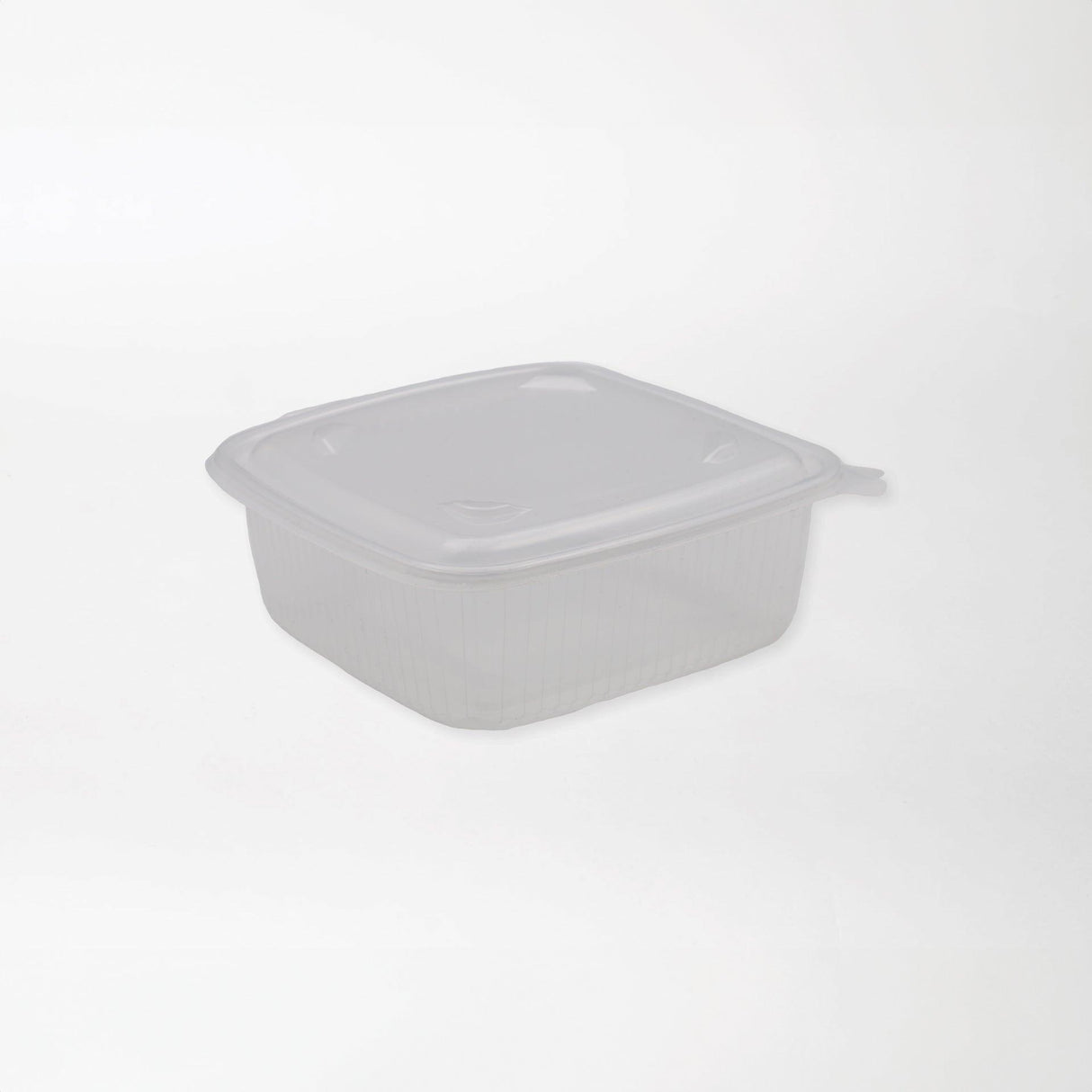 Hotty neliskanttinen saranakansirasia kirkas 1200ml PP-muovi - Kuatro