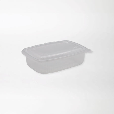 Hotty neliskanttinen saranakansirasia läpinäkyvä 750ml PP-muovi - Kuatro