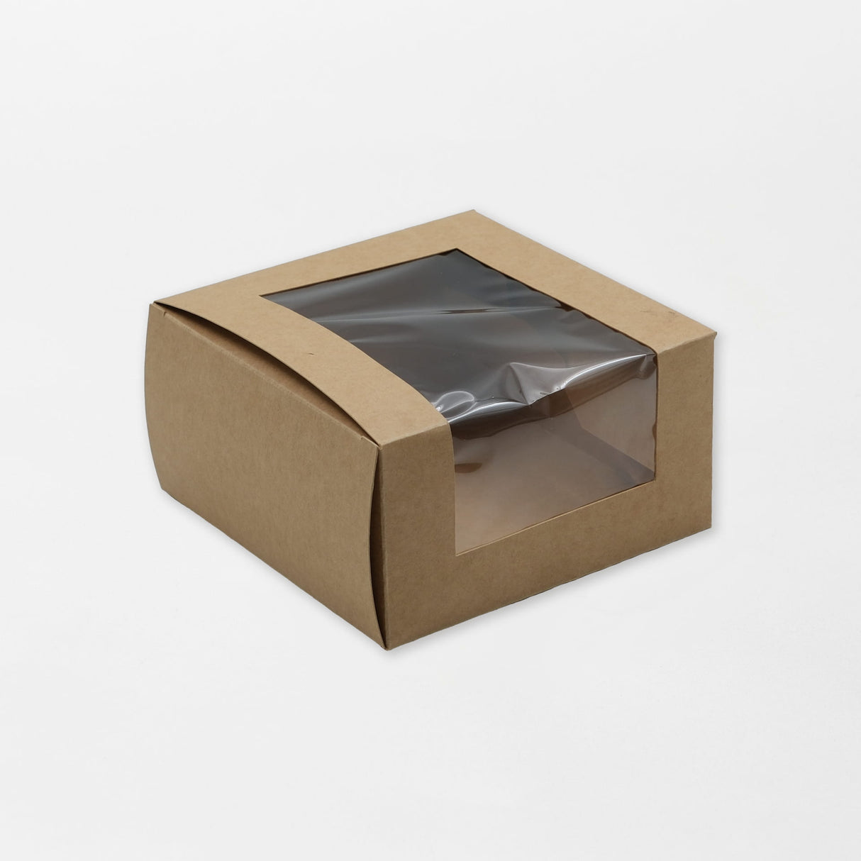 Kartonkinen bagelrasia ikkunalla 13x6x13cm (400kpl/ltk)