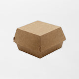 Kartonkinen hampurilaisrasia ruskea 150x150x80mm (200kpl/ltk)