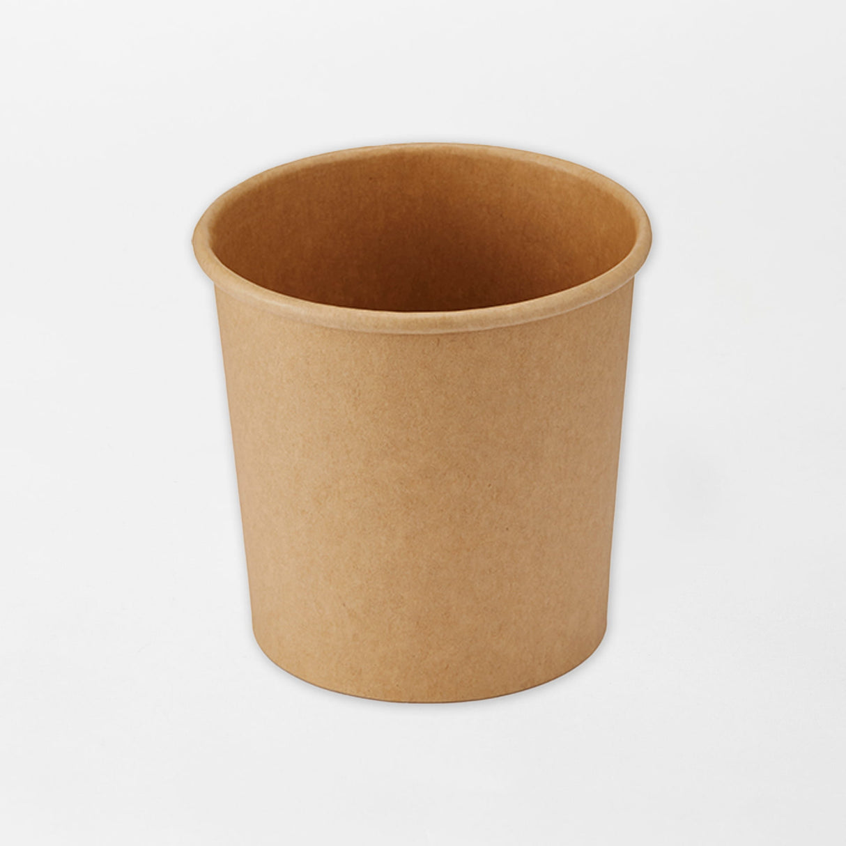 Cardboard soup bowl brown 500ml Ø96mm (500pcs/box)