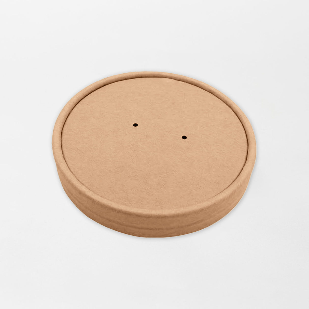 Cardboard lid for cardboard soup bowl brown 250-500ml Ø96mm (500pcs/box)