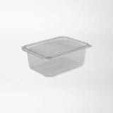 Recty neliskanttinen saranakansirasia kirkas 1000ml rPET - Kuatro