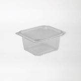 Recty neliskanttinen saranakansirasia kirkas 375ml rPET - Kuatro