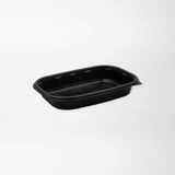 Rosty ruokarasian pohja musta 500ml (217x152x57mm) PP-muovi - Kuatro