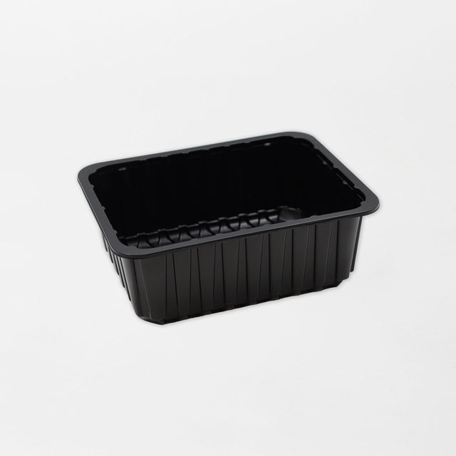 Saumattava rasia musta 227x178x82mm PP-muovi Kuatro