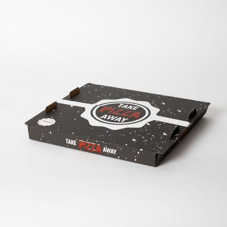 Take away pizzalaatikko Take Pizza Away 28x28x3cm musta (Mod.Fi) - Kuatro