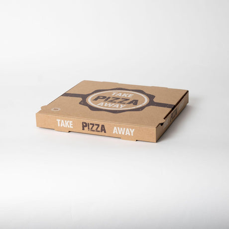 Take away pizzalaatikko Take Pizza Away 32x32x4cm ruskea (Mod.H) - Kuatro