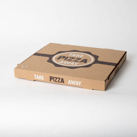 Take away pizzalaatikko Take Pizza Away 40x40x4cm ruskea (Mod.H) - Kuatro