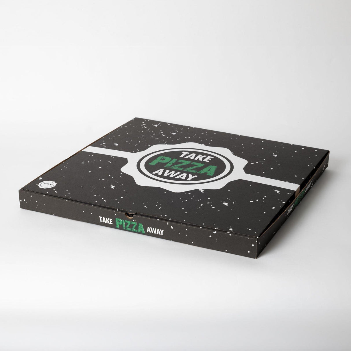 Take away pizzalaatikko Take Pizza Away 50x50x4cm musta (Mod.A) - Kuatro