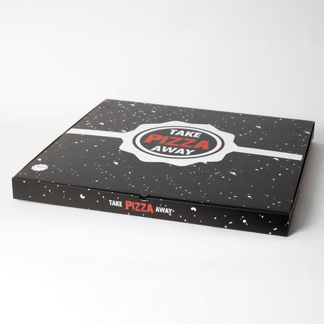 Take away pizzalaatikko Take Pizza Away 60x60x5cm musta (Mod.A) - Kuatro