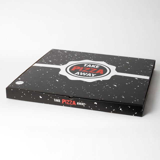 Take away pizzalaatikko Take Pizza Away 60x60x5cm musta (Mod.A) - Kuatro