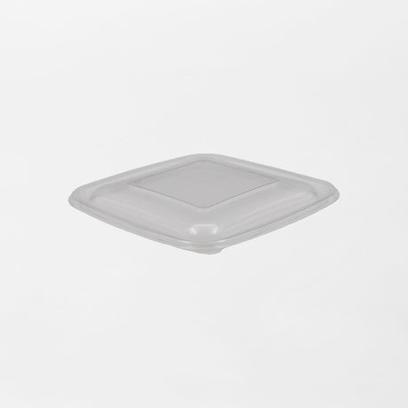 Dishy neliskanttisen rasian kansi läpinäkyvä 500-1500ml rPET (190x190mm) (400kpl/ltk)