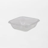 Dishy neliskanttisen rasian pohja läpinäkyvä 1000ml rPET (190x190x56mm) (400kpl/ltk)