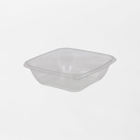 Dishy neliskanttisen rasian pohja läpinäkyvä 1000ml rPET (190x190x56mm) (400kpl/ltk)