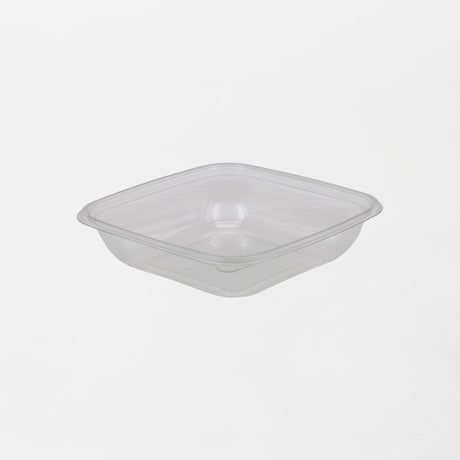 Dishy neliskanttisen rasian pohja läpinäkyvä 750ml rPET (190x190x45mm) (400kpl/ltk)