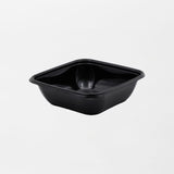 Dishy neliskanttisen rasian pohja musta 1000ml rPET (190x190x56mm) (400kpl/ltk)