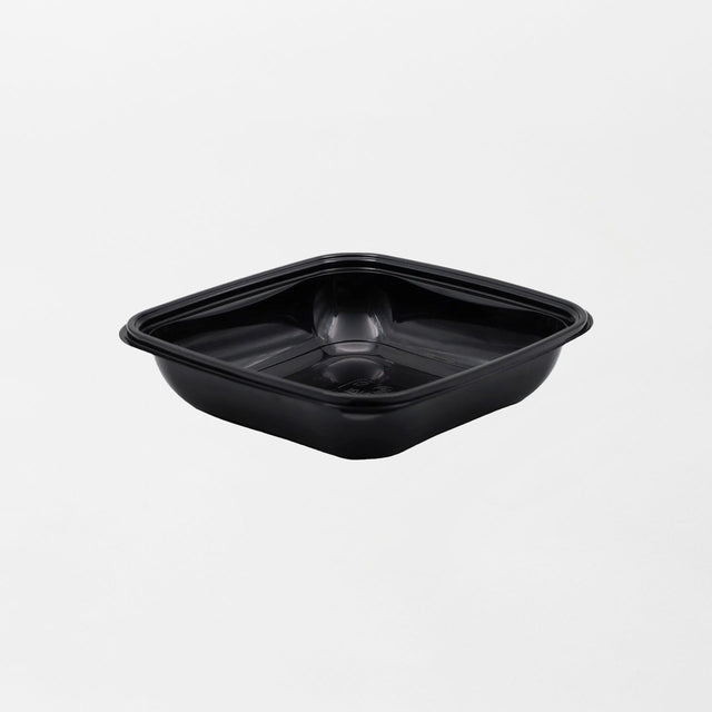 Dishy neliskanttisen rasian pohja musta 750ml rPET (190x190x45mm) (400kpl/ltk)