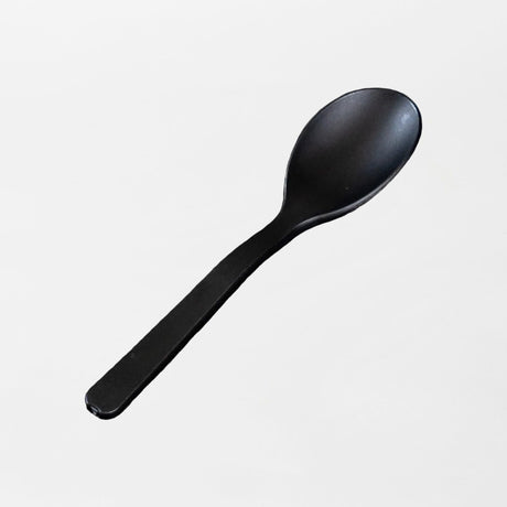 Harmaa uudelleenkäytettävä kahvilusikka 14cm PP-muovi (2000kpl/ltk)