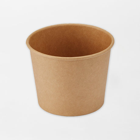 Kartonkinen keittokulho ruskea 350ml Ø96mm (500kpl/ltk)